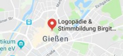 Anfahrt Privatpraxis für Stimmtherapie Gießen